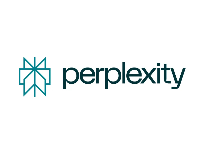 Logo de Perplexity.ai, moteur de recherche basé sur l'intelligence artificielle.