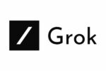 Logo officiel de Grok, l'IA développée par xAI, la startup d'Elon Musk, affichant une identité minimaliste et moderne.